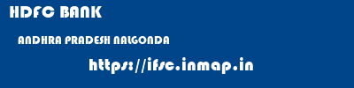 HDFC BANK  ANDHRA PRADESH NALGONDA    ifsc code